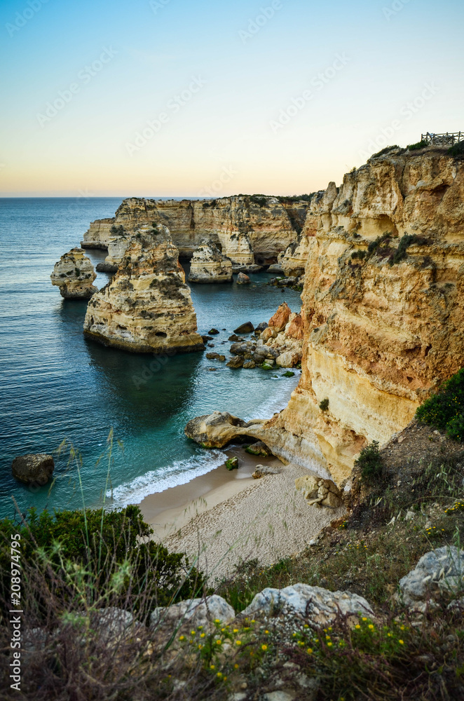 Albufeira coast, Portugal