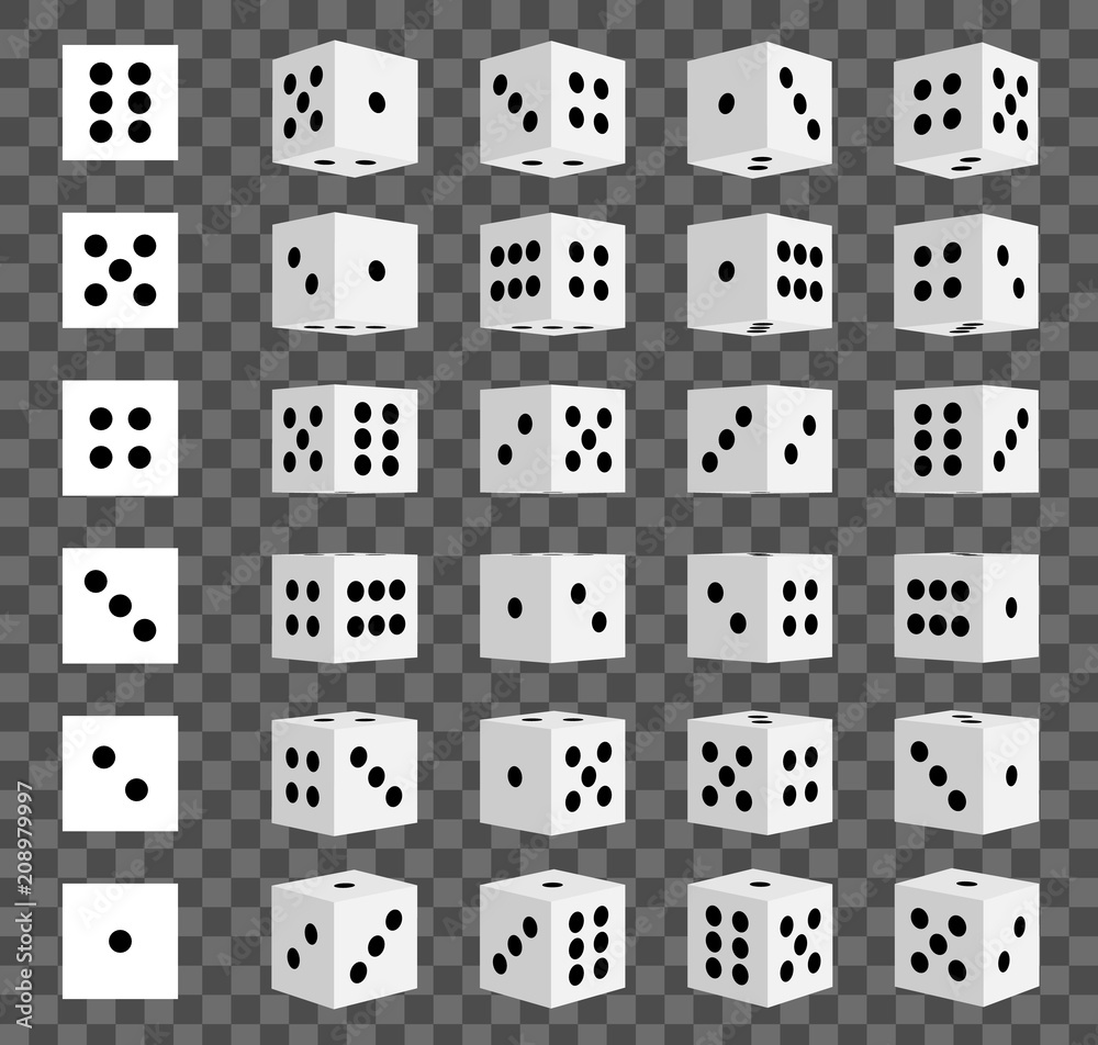 Creative vector illustration of isometric 3d gambling dice combination isolated on transparent background. Art design game. Abstract concept graphic casino 24 turns cube element Creative vector illustration of isometric 3d gambling dice combination isolated on transparent background. Art design game. Abstract concept graphic casino 24 turns cube element