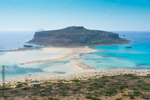 Crete. The Lagoon Of Balos.