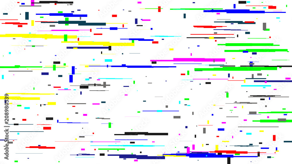 Creative vector illustration of tv screen glitch noise texture isolated on transparent background. Art design. Digital no signal static error. Television decay noise. Abstract concept graphic element