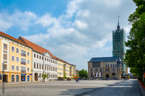 marketplace and townhall in Dessau 