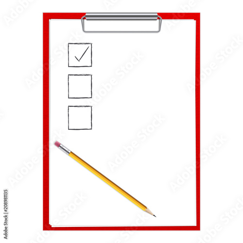 Creative vector illustration of realistic clipboard with paper sheets and pen with isolated on transparent background. Art design blank template mockup. Abstract concept graphic element