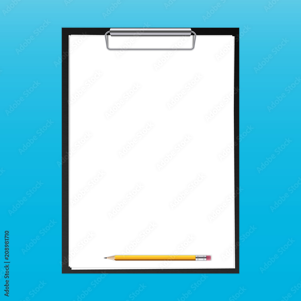 Creative vector illustration of realistic clipboard with paper sheets and pen with isolated on transparent background. Art design blank template mockup. Abstract concept graphic element Creative vector illustration of realistic clipboard with paper sheets and pen with isolated on transparent background. Art design blank template mockup. Abstract concept graphic element