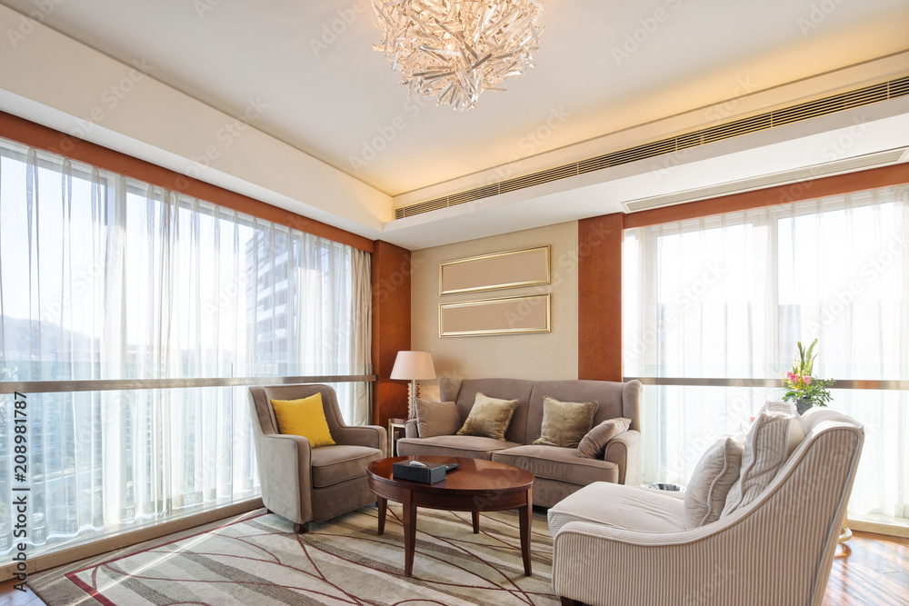Fototapeta premium interior of living room