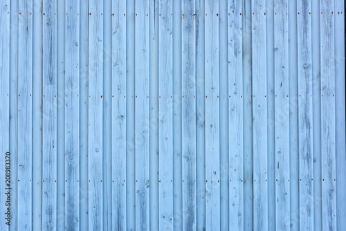 Beautiful, old wooden fence, straight vertical lines