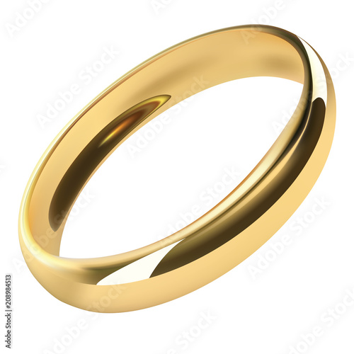 Realistic vector ring photo