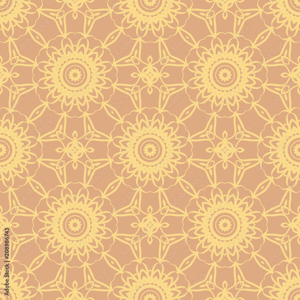 Perfect mandala. Decorative pattern in oriental style. It is vector illustration.