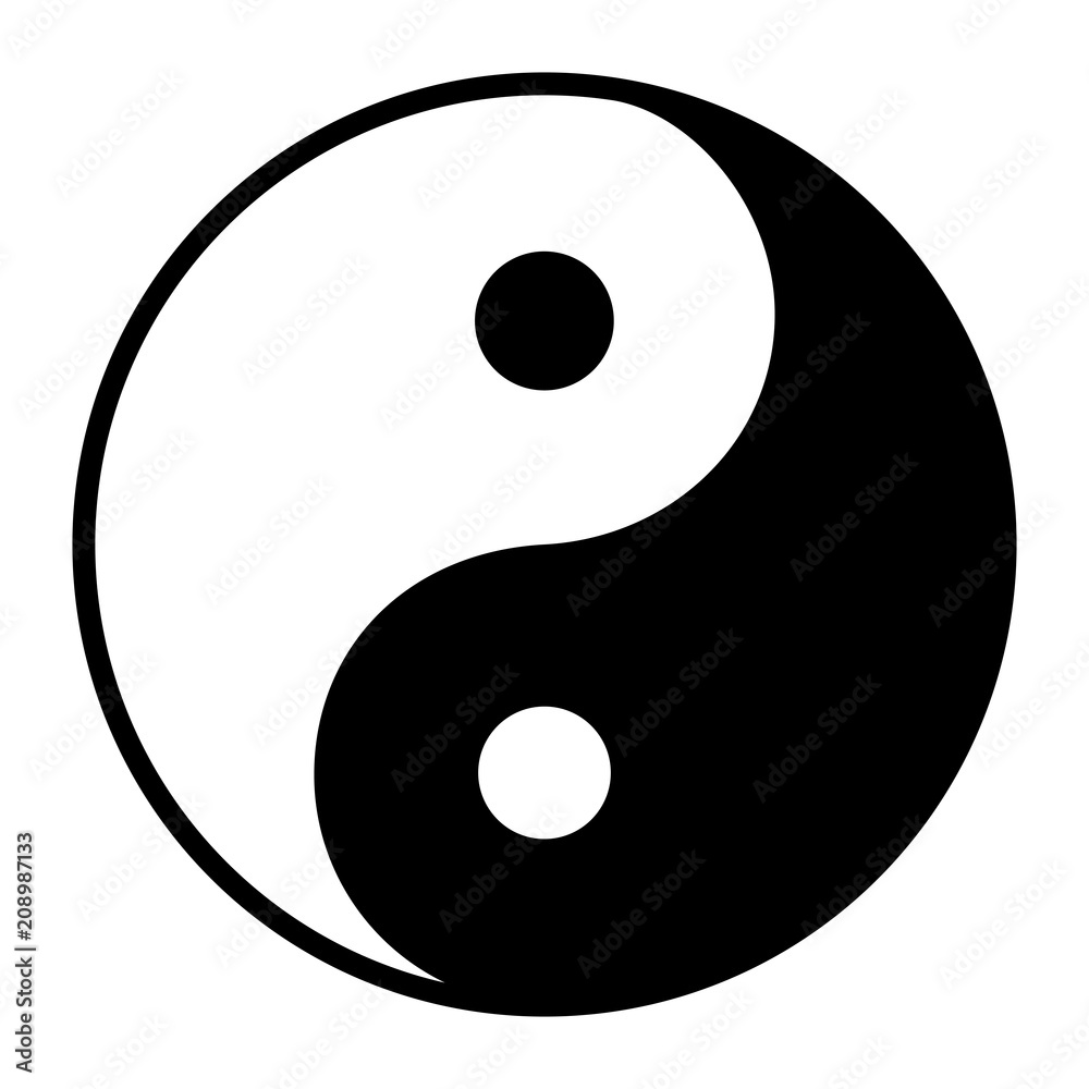 Ying yang symbol of harmony and balance Ying yang symbol of harmony and balance