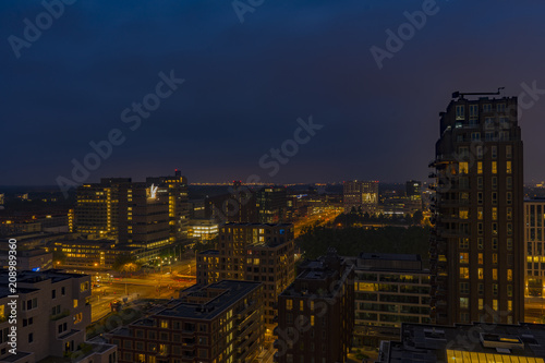 Blue Night View to South Amsterdam © MinhThuan