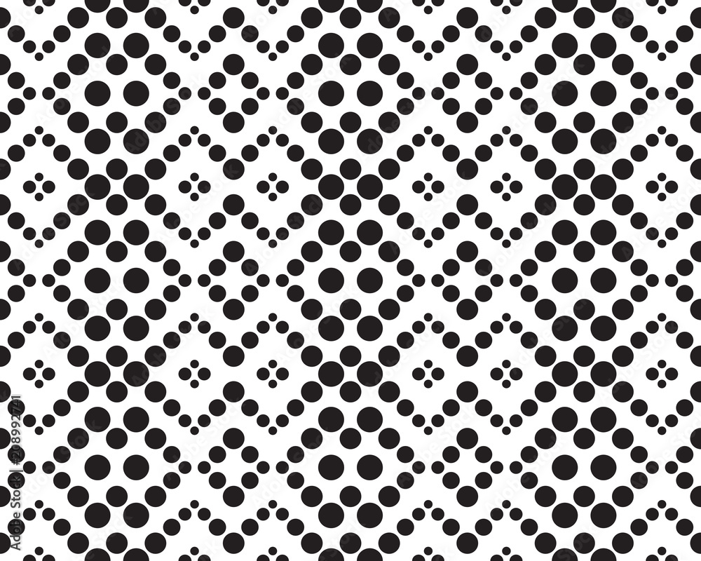 Seamless dots pattern, folk motif, seamless tribal pattern, monochrome, monotone overlay background texture, abstract screen print texture Seamless dots pattern, folk motif, seamless tribal pattern, monochrome, monotone overlay background texture, abstract screen print texture