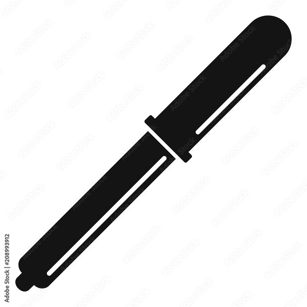 Medicine pipette icon. Simple illustration of medicine pipette vector icon for web design isolated on white background Medicine pipette icon. Simple illustration of medicine pipette vector icon for web design isolated on white background