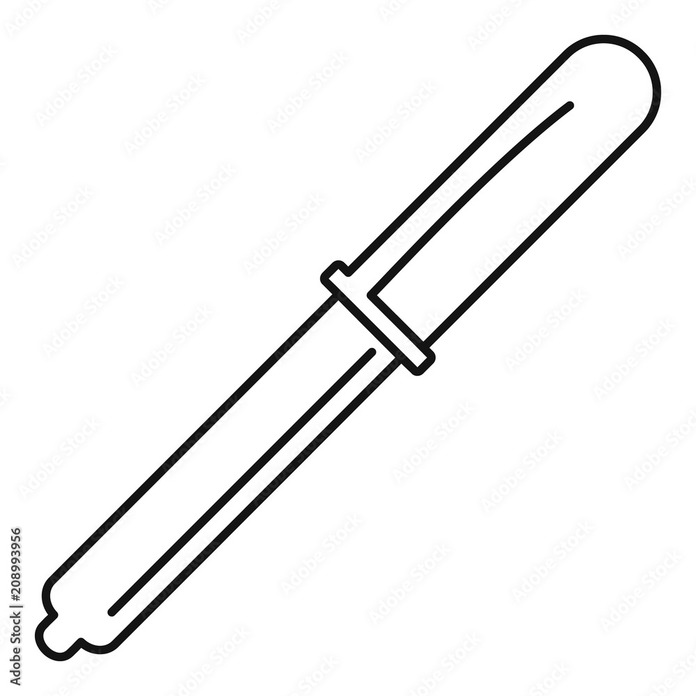 Medicine pipette icon. Outline illustration of medicine pipette vector icon for web design isolated on white background Medicine pipette icon. Outline illustration of medicine pipette vector icon for web design isolated on white background