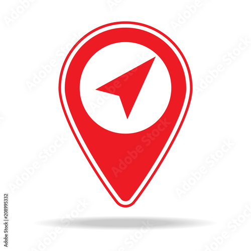 location arrow map pin icon. Element of warning navigation pin icon for mobile concept and web apps. Detailed location arrow map pin icon can be used for web and mobile Free Download location arrow map pin icon. Element of warning navigation pin icon for mobile concept and web apps. Detailed location arrow map pin icon can be used for web and mobile - GFXLoad
