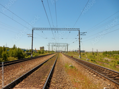 railway in the countryside