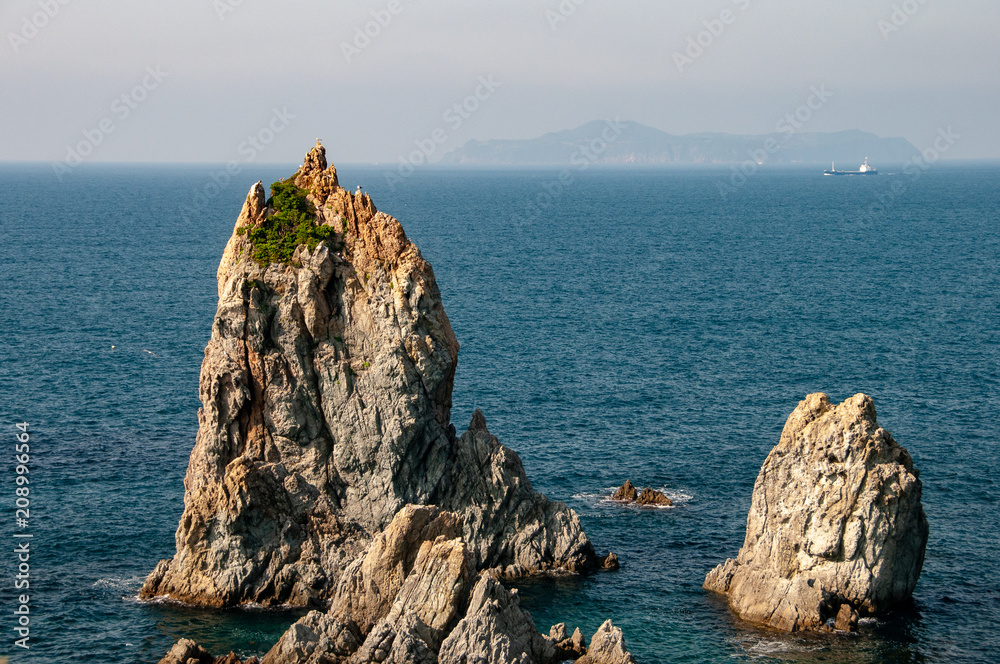 Naklejka premium 山口県 青海島