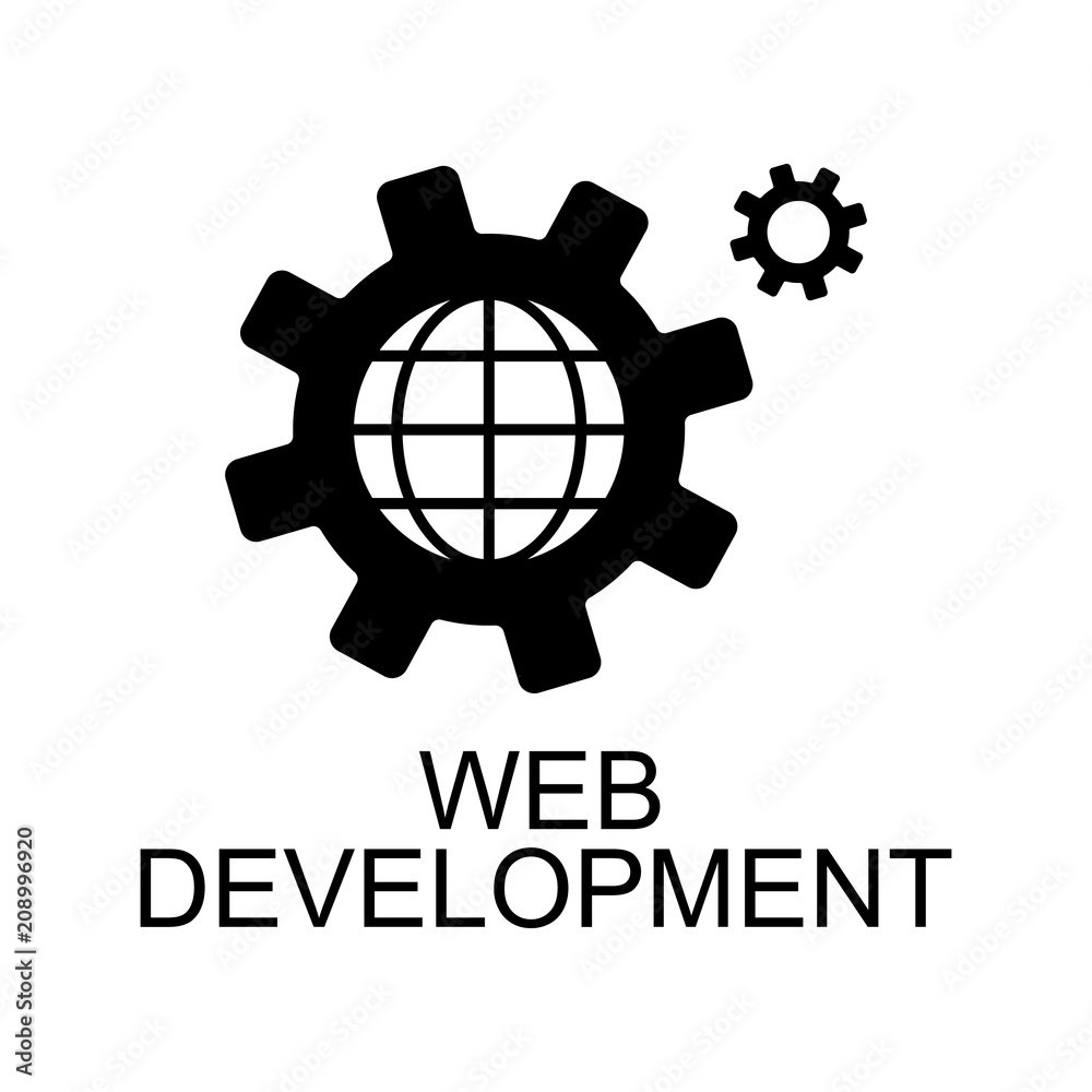 Web development icon. Element of seo and development icon with name for mobile concept and web apps. Detailed Web development icon can be used for web and mobile Web development icon. Element of seo and development icon with name for mobile concept and web apps. Detailed Web development icon can be used for web and mobile