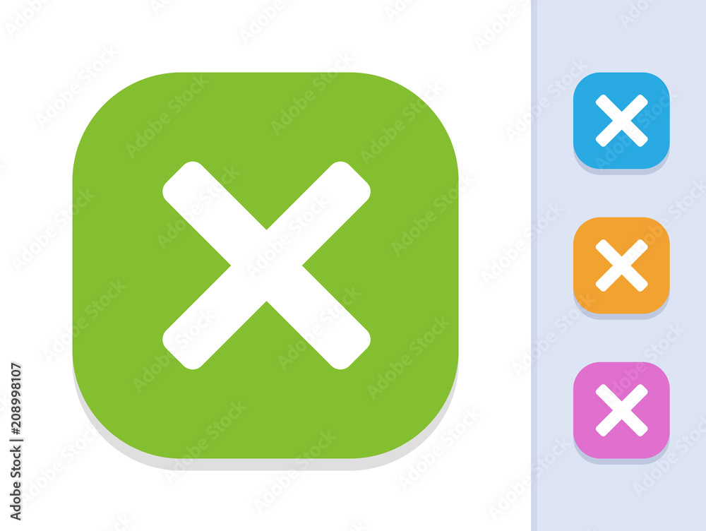 Cross - Square Glyph Buttons