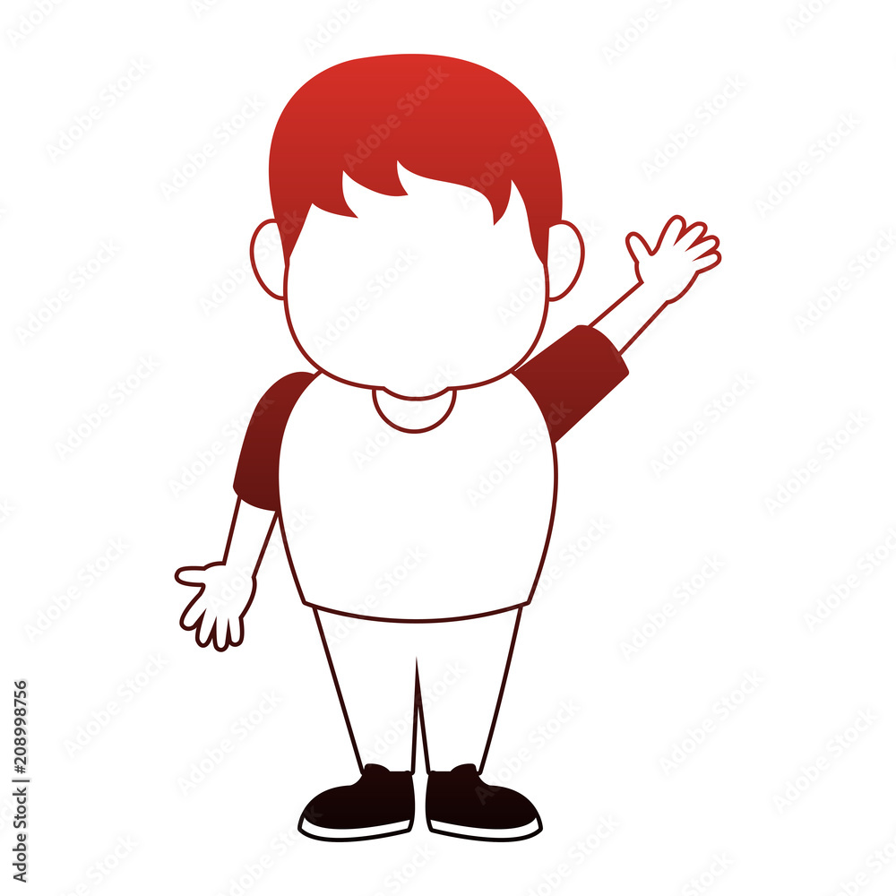 Cute boy cartoon vector illustration graphic design Cute boy cartoon vector illustration graphic design