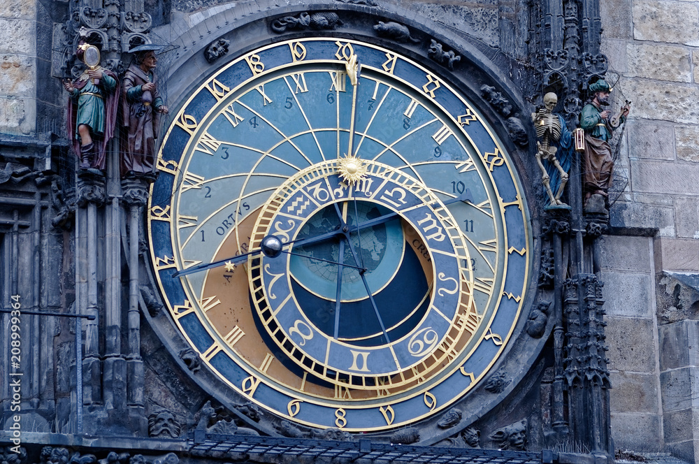 An Astronomical Clock At Old Town Prague An Astronomical Clock At Old Town Prague