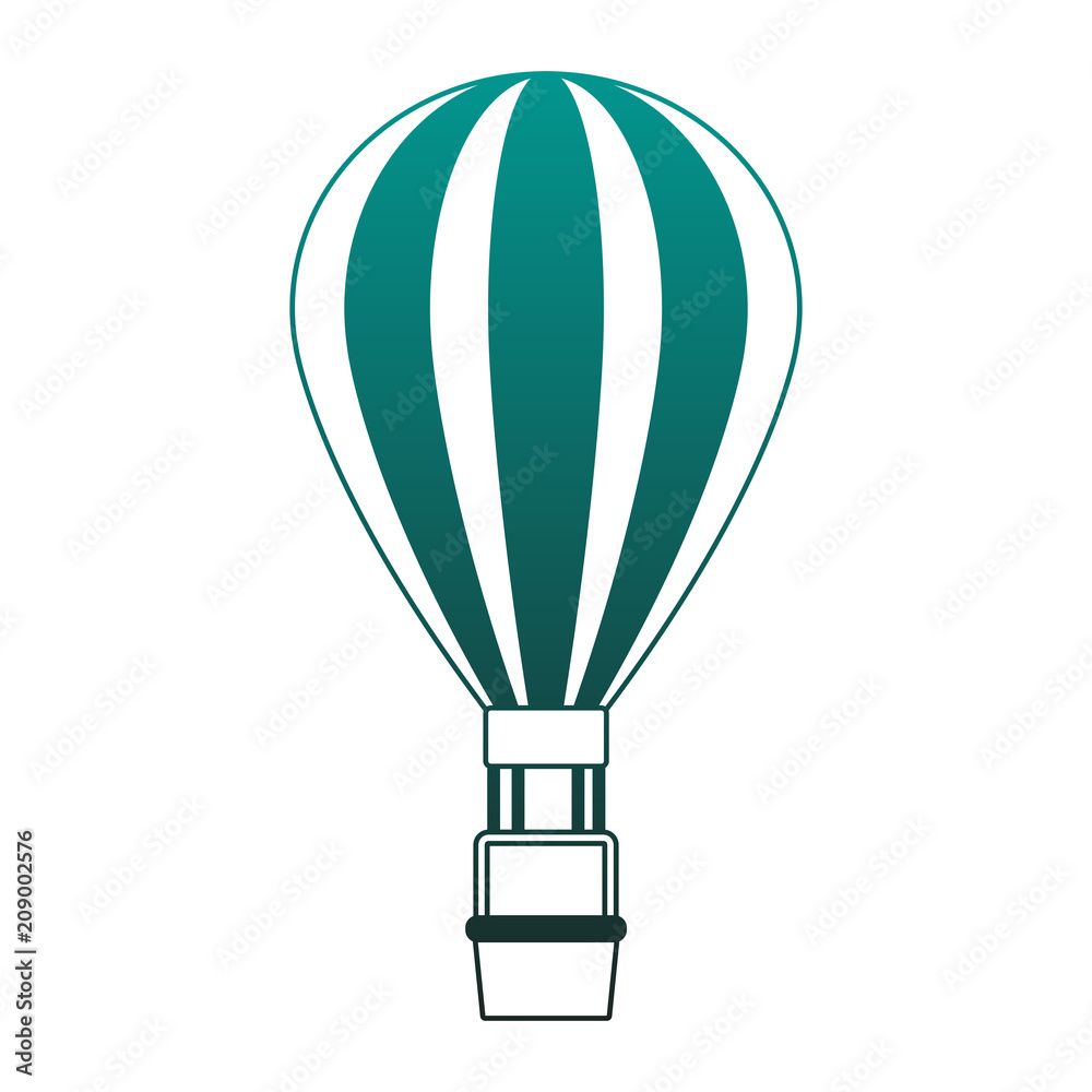 Fototapeta premium Hot air balloon vector illustration graphic design