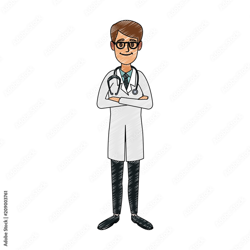 Male doctor cartoon vector illustration graphic design Male doctor cartoon vector illustration graphic design