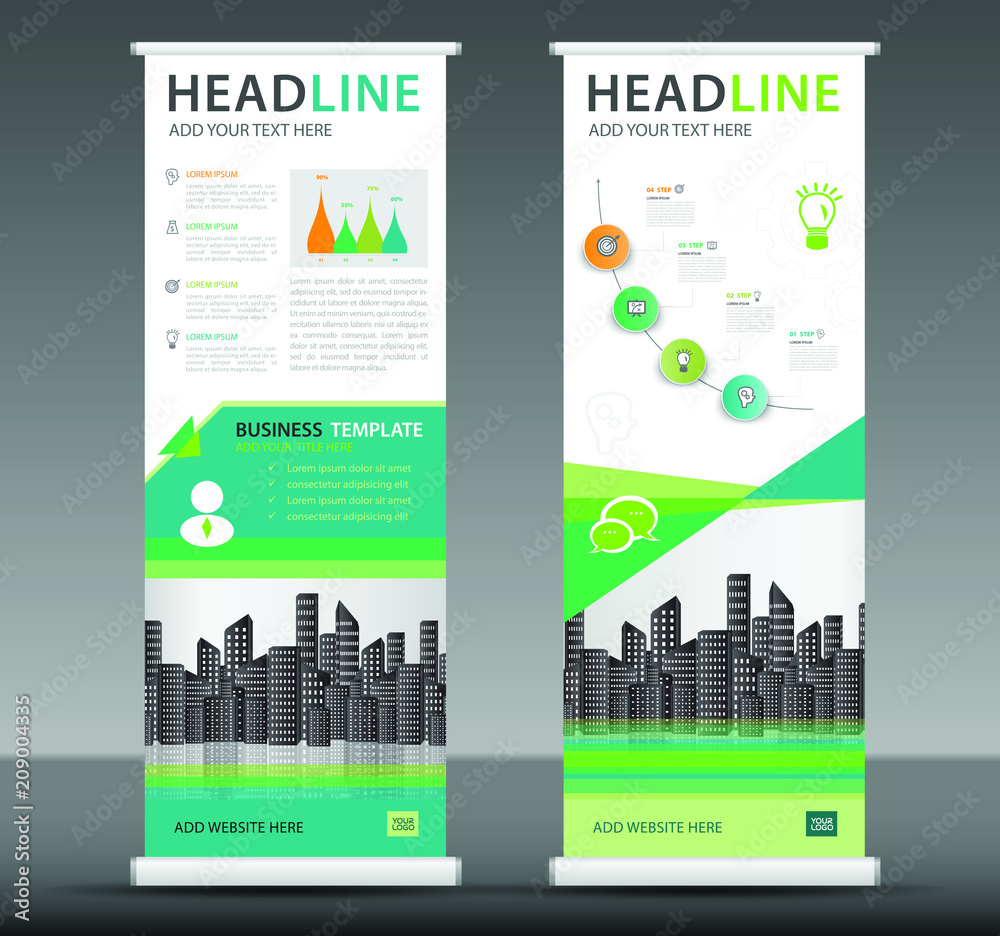 Roll up banner template vector, stand out, pull up, display, flag-banner, business template, vertical layout, poster, flyer design, printing media, advertisment, web banner design Roll up banner template vector, stand out, pull up, display, flag-banner, business template, vertical layout, poster, flyer design, printing media, advertisment, web banner design