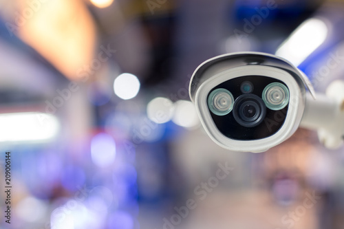 CCTV with blur background