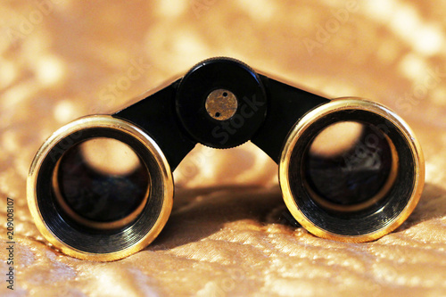 Close Up of Vintage Opera Glasses