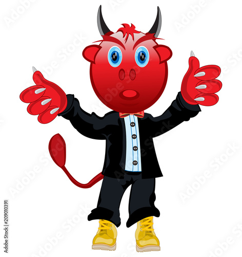 Devil in suit