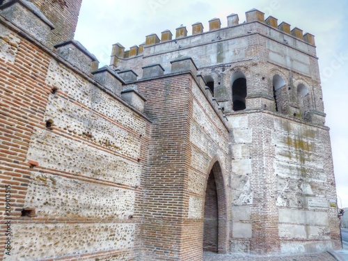 Принти на полотні Madrigal de las Altas Torres. Historical village of  Avila,Spain