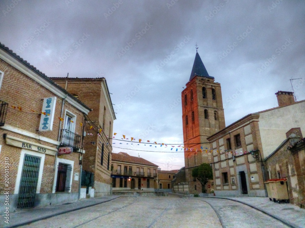 Madrigal de las Altas Torres. Pueblo de Avila, Castilla y Leon - España