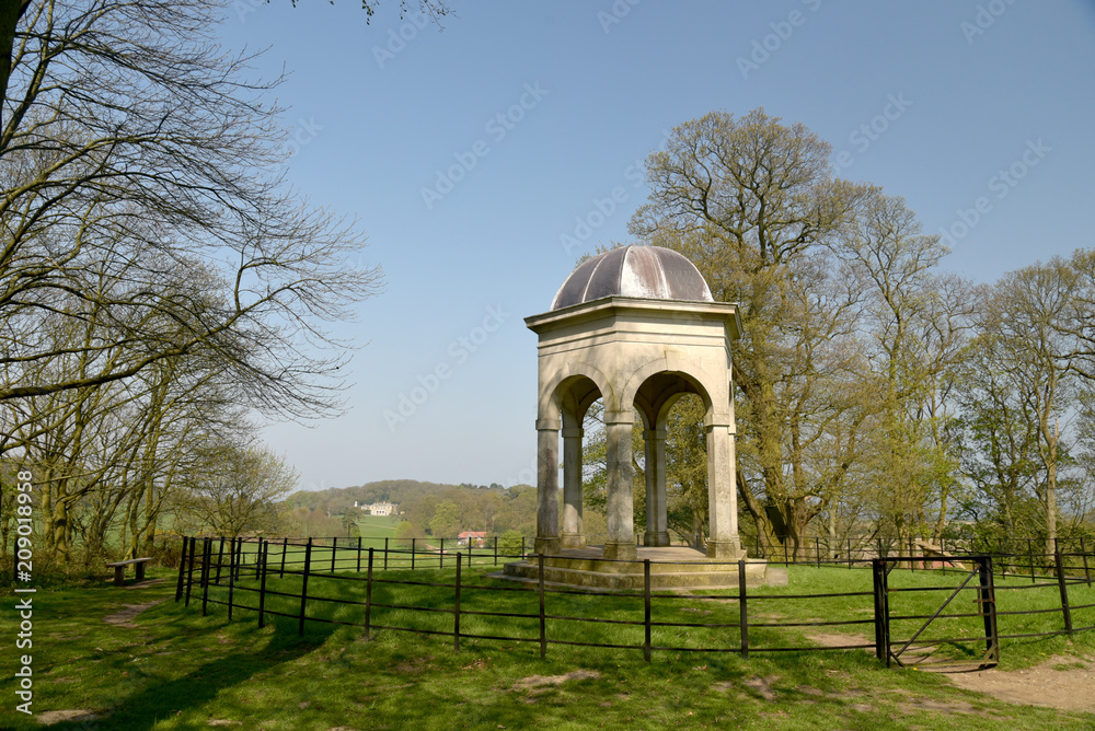 Temple in grounds of Sheringham Hall, Norfolk