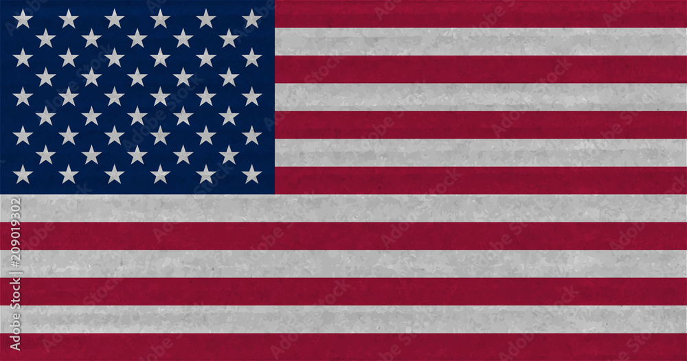 USA flag on grunge paper background for patriotic illustrations, articles. USA flag on grunge paper background for patriotic illustrations, articles.