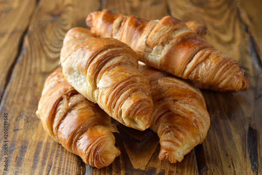 Fresh croissants