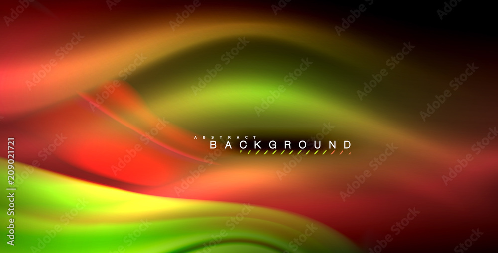 Neon glowing wave, magic energy and light motion background Neon glowing wave, magic energy and light motion background