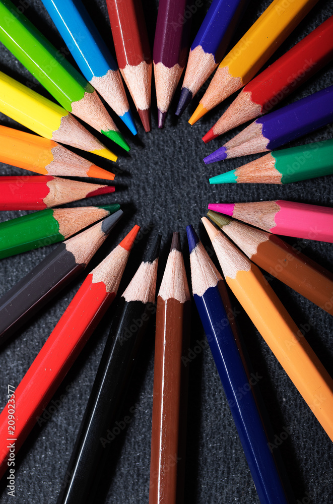 Naklejka premium Pencils
