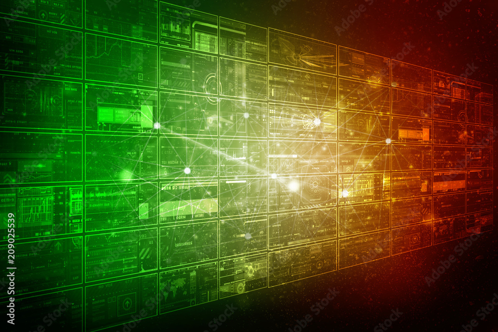 2d illustration technology background
2d illustration technology background