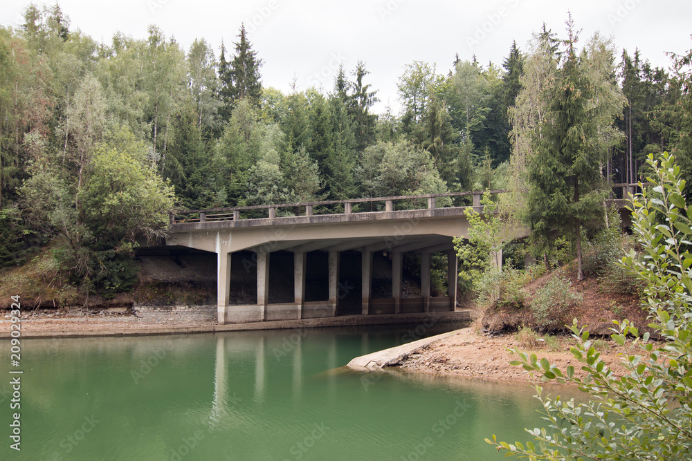Fototapeta premium Unfinished highway bridges, Czech Republic
