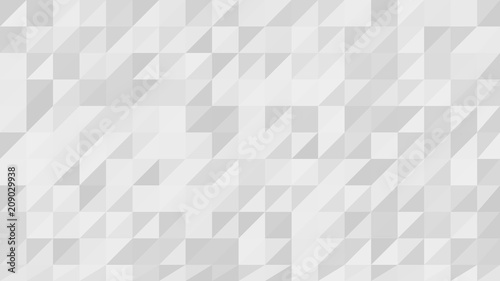 Gray White Low Poly Vector Background