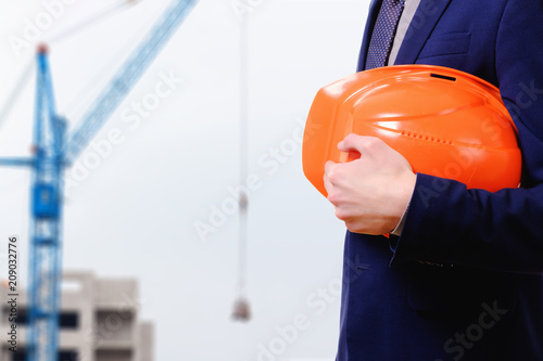 Concept, businessman builde...