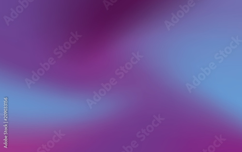 Wavy gradient background. Color, ultraviolet smoke. A blurred pattern. Bright backdrop Vector illustration