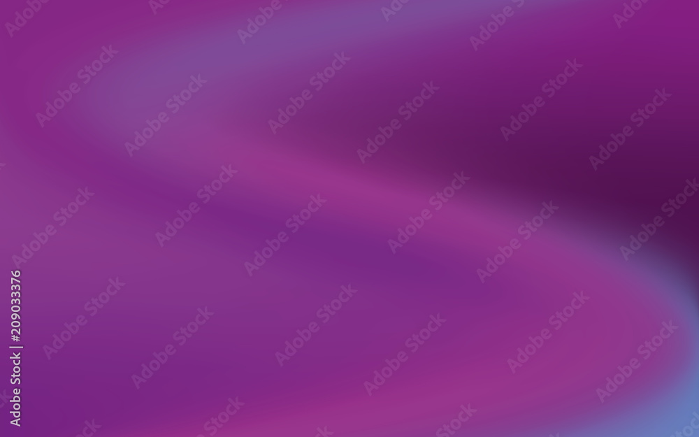 Fototapeta premium Wavy gradient background. Color, ultraviolet smoke. A blurred pattern. Bright backdrop Vector illustration