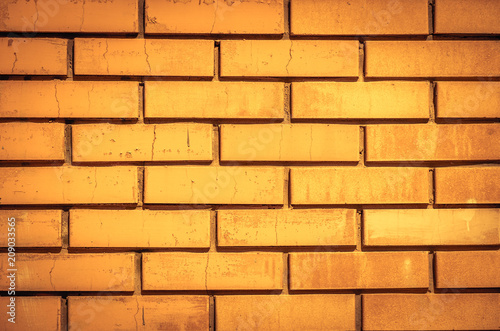 Brick wall texture of red s...