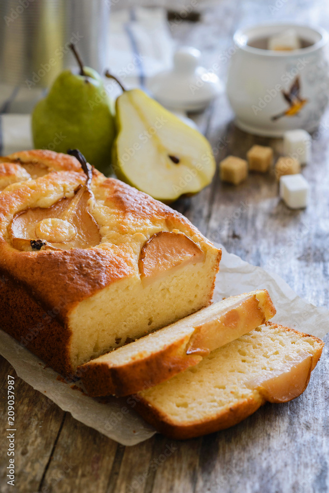 cake with pears cake with pears