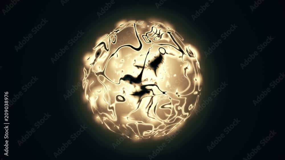 3d animation of abstract isolated bright yellow magical orb. Burning sphere with plasma ring on black background. Magic and power concept object. Shiny colorful VFX design element loop in 4K. 3d animation of abstract isolated bright yellow magical orb. Burning sphere with plasma ring on black background. Magic and power concept object. Shiny colorful VFX design element loop in 4K.