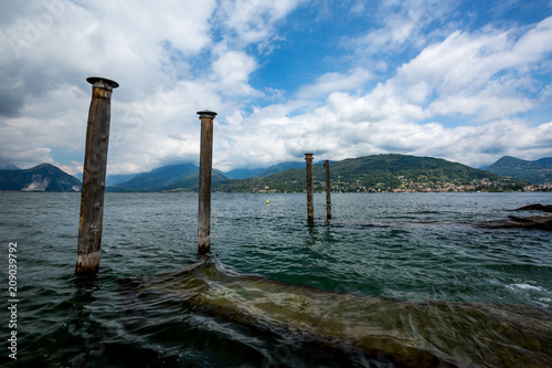 Pillars, Town Stresa on Italian Lago di Maggiore © lightcaptured