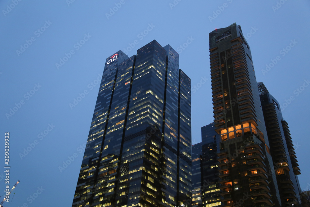 Skyscraper at night I