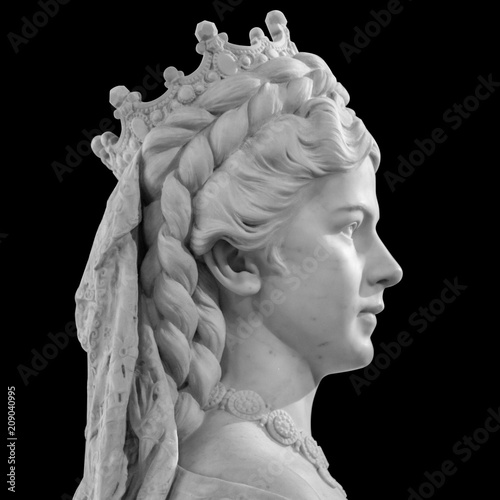 Slika na platnu Sculpture of Empress Elisabeth of Austria and Queen of Hungary