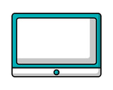 tablet computer device wireless digital image vector illustration