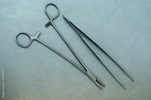 Medical instruments. Preparing for an operation © Виктория Большагина